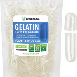 size 00 empty gelatin capsules