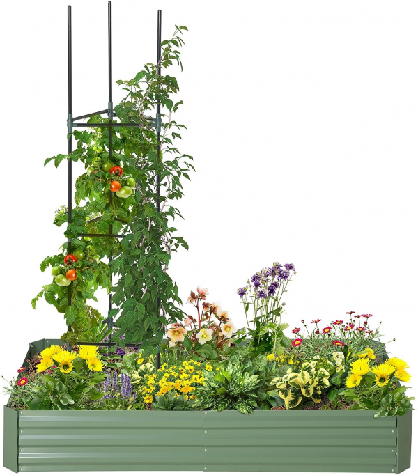 elevated planter box